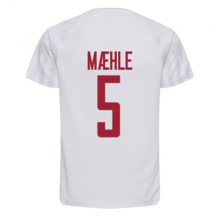 Goedkope Denemarken Joakim Maehle 5 Uitshirt World Cup 2022 Goedkope Denemarken Joakim Maehle 5 Uitshirt World Cup 2022